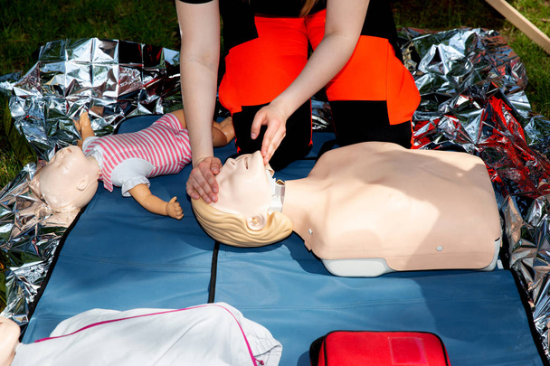 First aid CPR seminar - Photo, Image