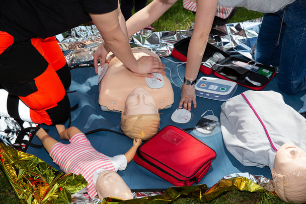 First aid CPR seminar - Photo, image