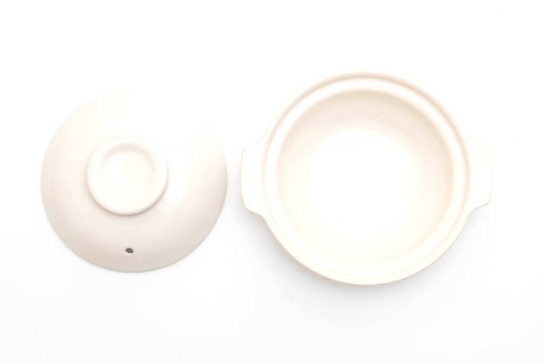 πιάτο και το Κύπελλο που απομονώνονται σε λευκό φόντο - Φωτογραφία, εικόνα