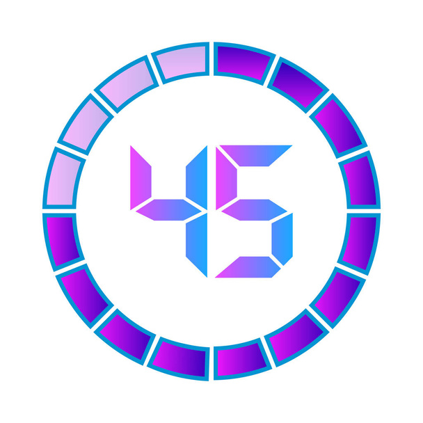 The minutes or seconds timer - Vector, Image