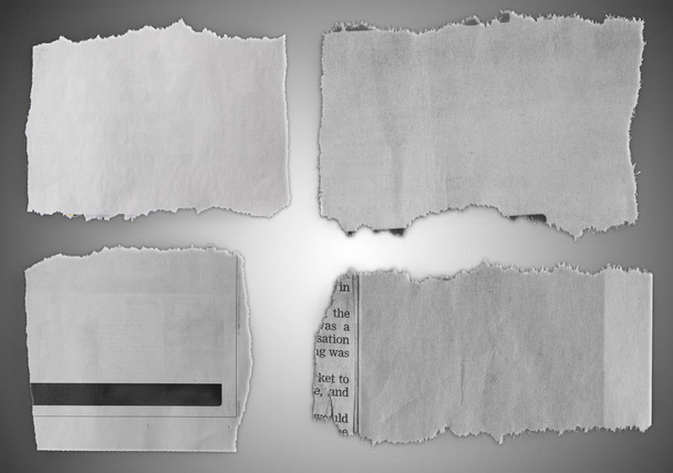 pedaços de papel rasgados
 - Foto, Imagem