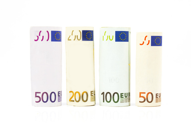 Contas de euro enroladas - Foto, Imagem