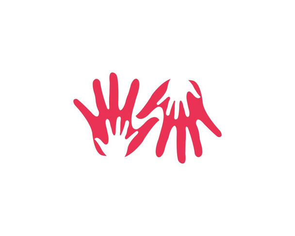 Cuidado de la mano Logo Plantilla vector icono  - Vector, imagen