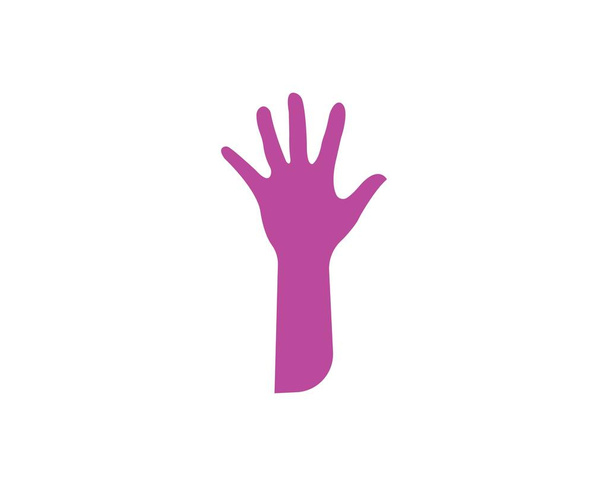 Handpflege Logo Vorlage Vektorsymbol  - Vektor, Bild