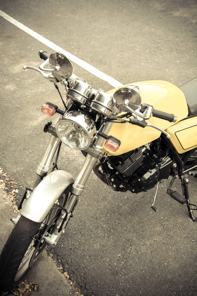 Vintage Motorrad Detail, Vintage-Ton - Foto, Bild
