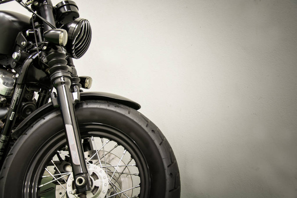 vintage Motorcycle detail - Фото, изображение