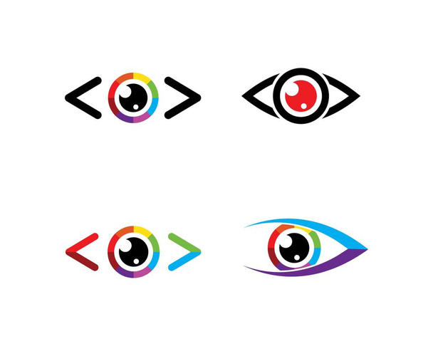 Göz bakımı logo vektörü  - Vektör, Görsel
