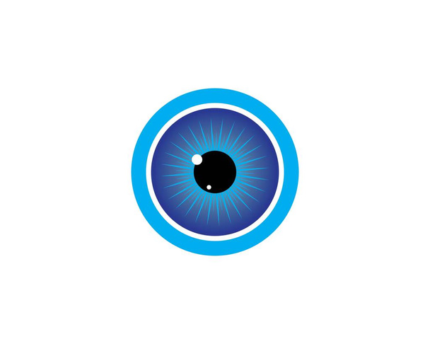 Icono del ojo Logo vector Plantilla ilustración
  - Vector, imagen