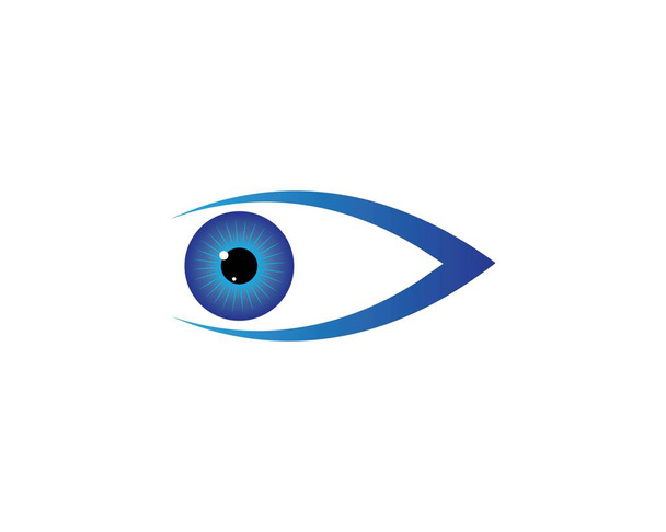 Icono del ojo Logo vector Plantilla ilustración
  - Vector, Imagen