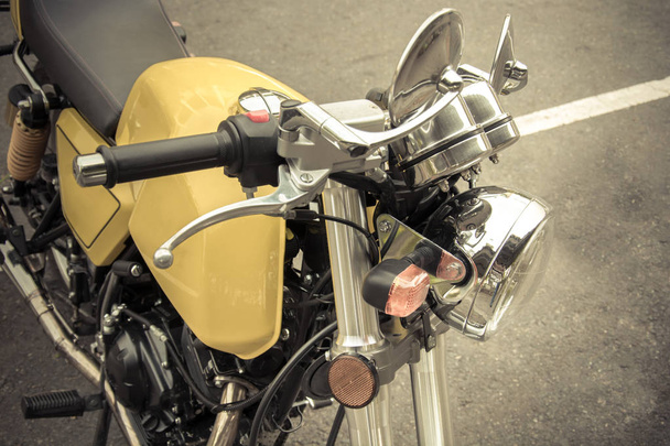 Vintage motocykl wszystko, dźwięk w vintage - Zdjęcie, obraz