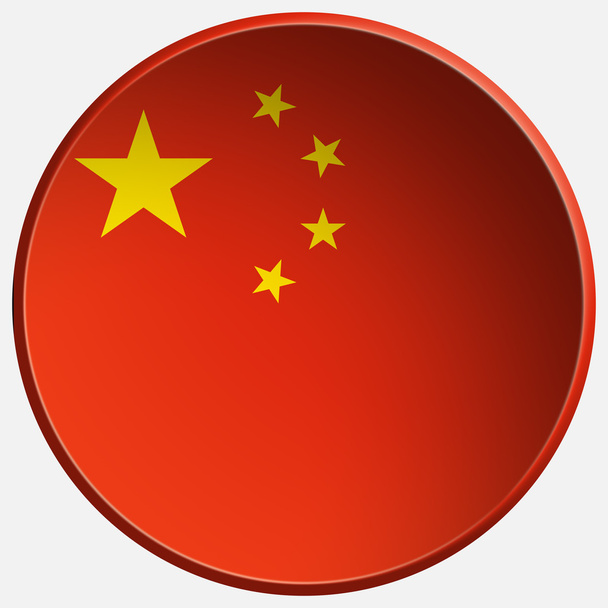 china 3d round button - Φωτογραφία, εικόνα