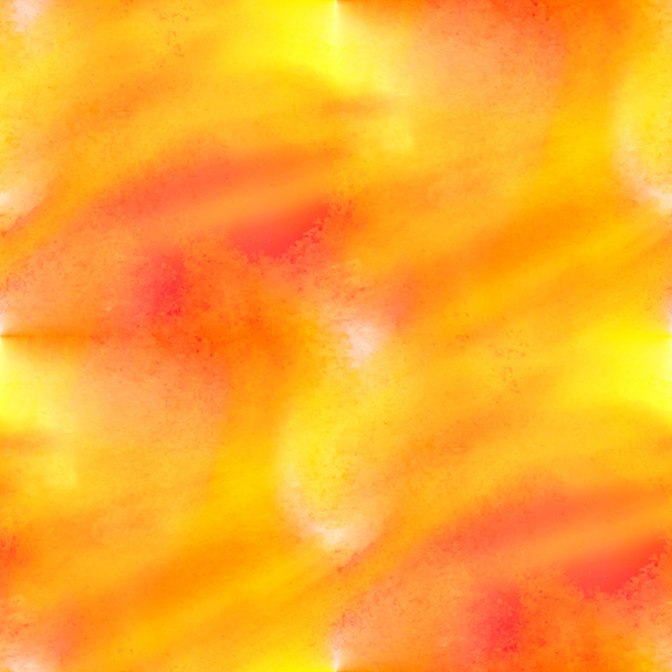 sunlight yellow watercolor orange macro spot blotch texture isol - Photo, Image