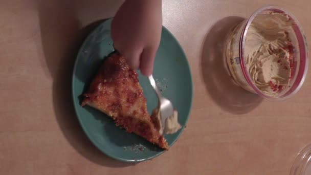 Pizza ve humus - Video, Çekim