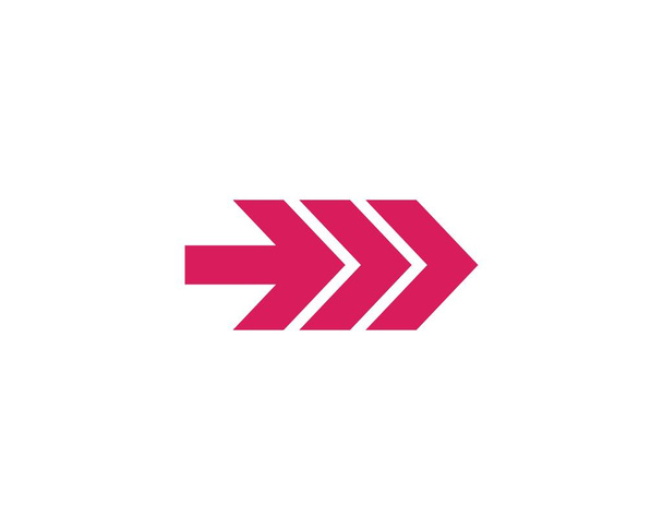 Flecha vector ilustración icono logotipo plantilla  - Vector, imagen