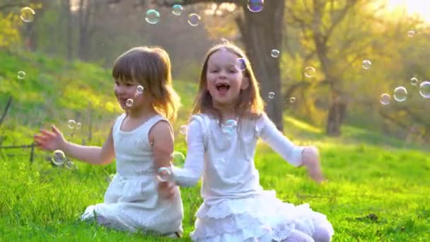 boldog gyerekek a parkban - Felvétel, videó