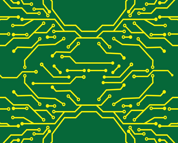 回路基板ライン背景コンセプト設計図 - ベクター画像