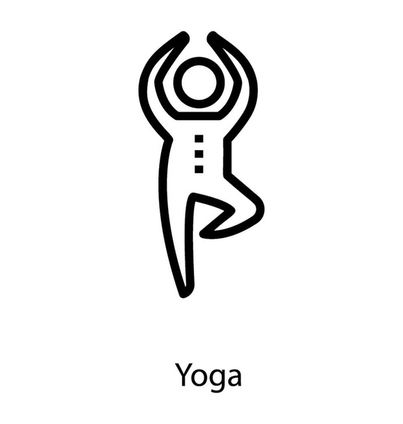 Yoga Pose Vector - Vector, Image