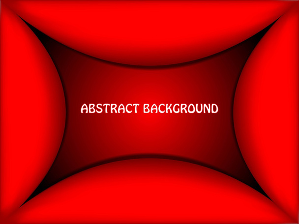 Bright red abstract background - Vector, Image