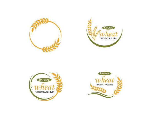 Logo del grano agricolo Icona vettoriale modello  - Vettoriali, immagini
