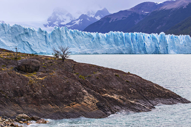 Ice cave view at Perito Moreno Glacier in Los Glaciers National park, Patagonia Argentina, Santa Cruz Province, Argentina - Photo, Image