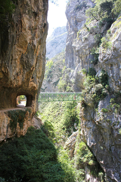 Cares-joen reitti, reitti kanjonin läpi Asturiasissa, Espanjassa
 - Valokuva, kuva
