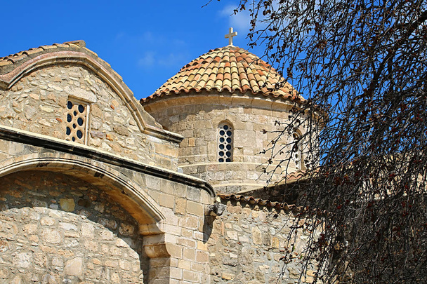 Church of Panayia Angeloktisti in Kiti village near Larnaca, Cyp - Photo, Image