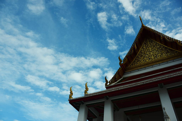 Thai temples are beautiful in the temples and pagodas. Old in the capital - Photo, Image