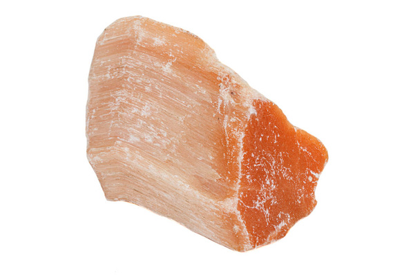 Макророжева штукатурка мінеральний камінь на білому тлі
  - Фото, зображення
