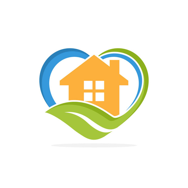 Illustrazione icona con un concetto ecologico di assistenza domiciliare
 - Vettoriali, immagini