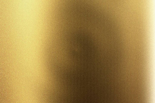 Dirty golden metal wall, abstract texture background - Photo, Image
