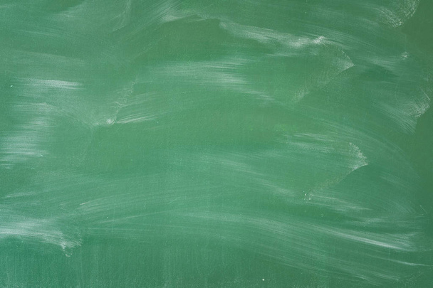 Blank green chalkboard, blackboard texture with copy space - Photo, Image