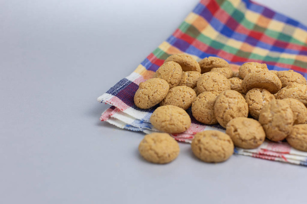 Pepernoten, a traditional treat with the Dutch holiday Sinterklaas. Cookie - Photo, Image