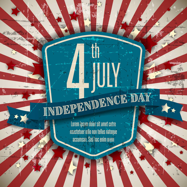 Vector independence day badge / poster  - Vector, Image