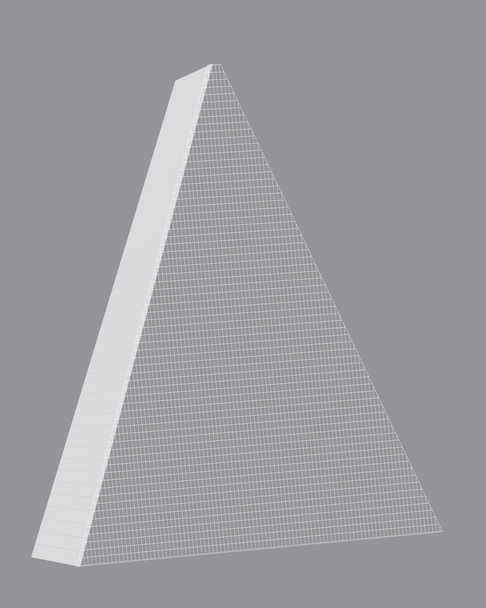 Pariser Dreiecksturm. Layout, Illustration - Vektor, Bild