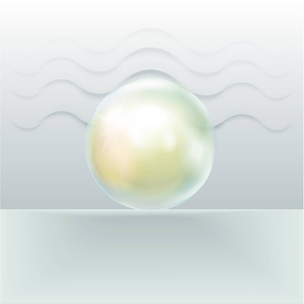 Rainbow opal, isolated on a gray background. Vector illustration - Διάνυσμα, εικόνα
