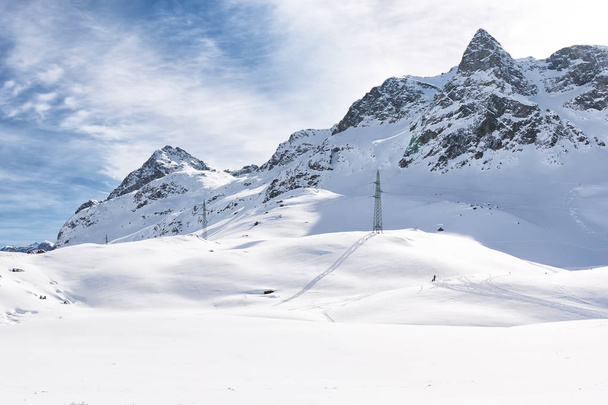 Julier mountain pass near Sankt Moritz, Grisons, Switzerland, Europe - Zdjęcie, obraz