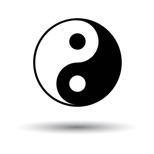 Icono de Yin y Yang
 - Vector, Imagen