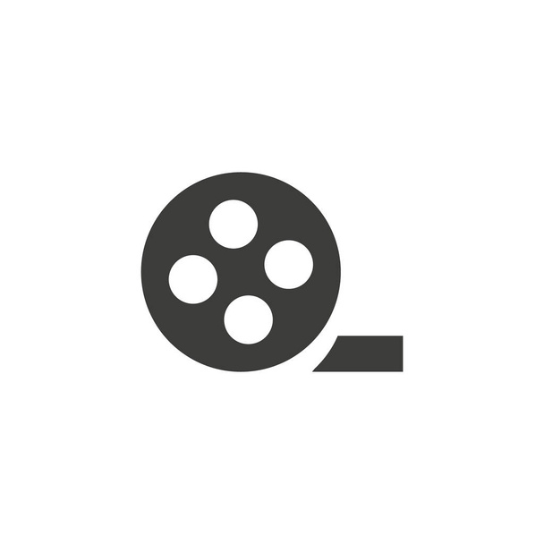 Ikona videa v módním plochém stylu izolovaná na pozadí. Symbol stránky ikony videa pro návrh webového serveru logo Videoikony, aplikace, UI. Ikona videa Vector – ilustrace, - Vektor, obrázek
