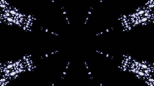 Abstract kaleidoscopic lights background - Photo, Image