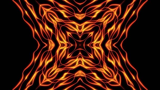 Abstract kaleidoscopic flame background is well suited for tv shows, concerts ,music protections  - Photo, Image