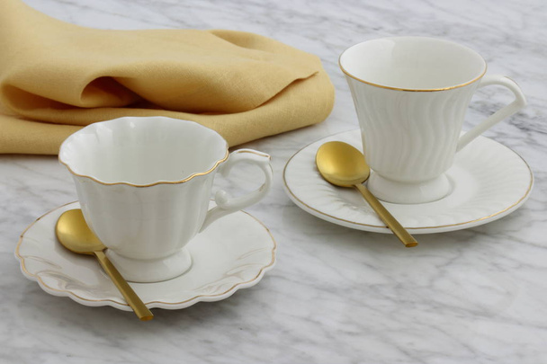 nádherná sada čajových šálků - Fotografie, Obrázek
