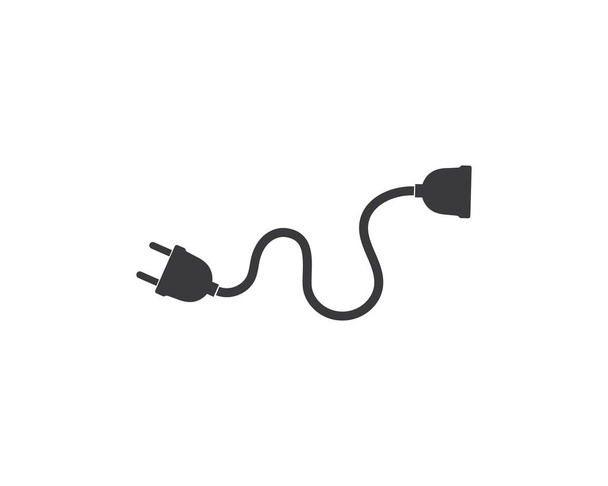 elektrische socket plug vector, illustratie - Vector, afbeelding