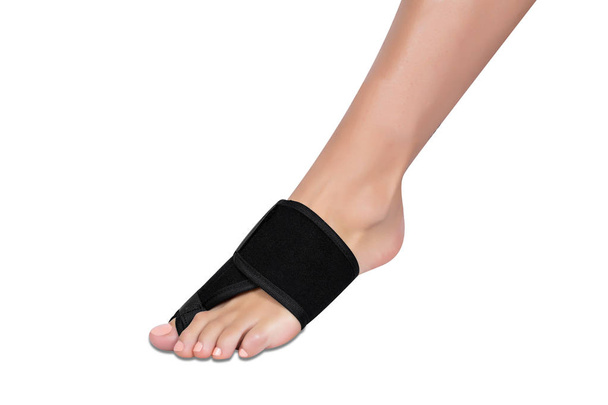 Woman foot bunion protection. Bunion corrector - Фото, изображение