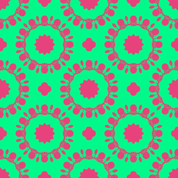 Modern abstract pattern background pink and green - Photo, image