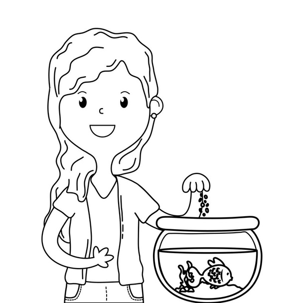 dětství šťastné dítě kreslené - Vektor, obrázek