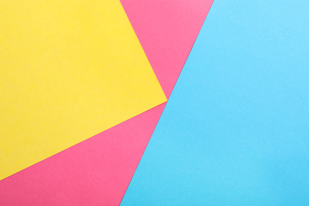 Colorful paper sheets as background, top view - Photo, image
