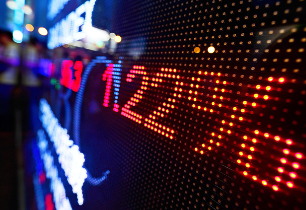 Stock market price display - Photo, Image