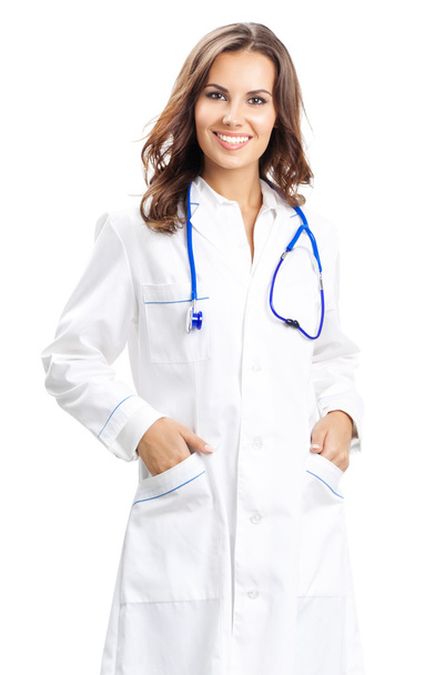 Young female doctor, isolated - Foto, Imagem