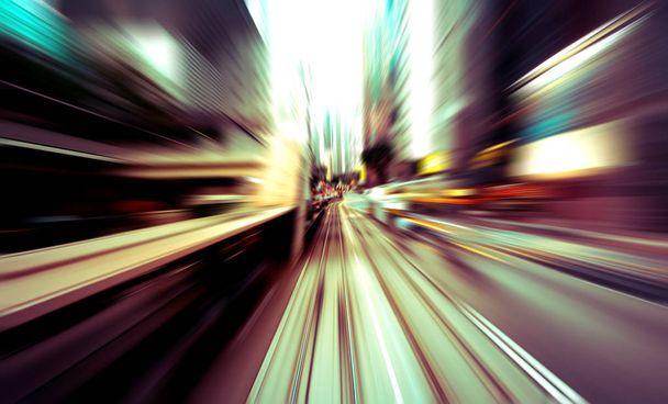 Абстрактное изображение светофоров в городе
 - Фото, изображение