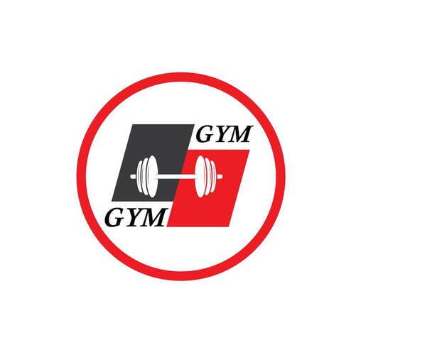 Γυμναστήριο, γυμναστήριο εικονίδιο λογότυπο απεικόνιση πρότυπο διάνυσμα - Διάνυσμα, εικόνα